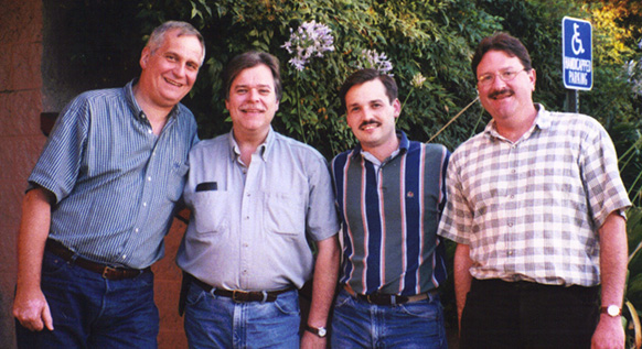 Ingo Stein, Warren Pischke, Doug Mitchell and Ken Conlin